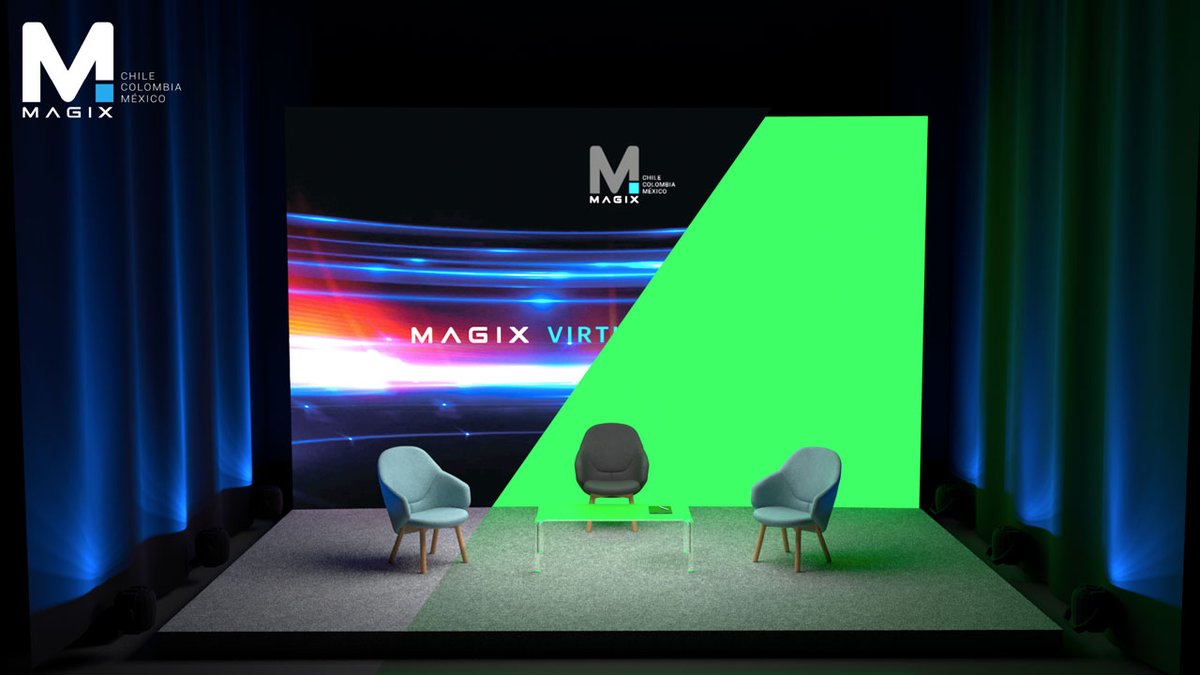 magixgroup's tweet photo. Presentar de manera profesional nunca había sido tan fácil, contrata nuestro estudio virtual para streaming y aumenta tu audiencia de manera rápida. #MagixVirtualServices
#MagixGroup #EventosVirtuales #Streaming #ProveedorDeStreaming #StreamingProfesional #LATAM #GreenScreen https://t.co/tTC2fvVqDc