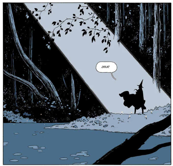 3 extraits de "Nuit couleur larme" intitulé "Grito nocturno" à l'origine, par @borgonhoy - @EditionsDargaud 