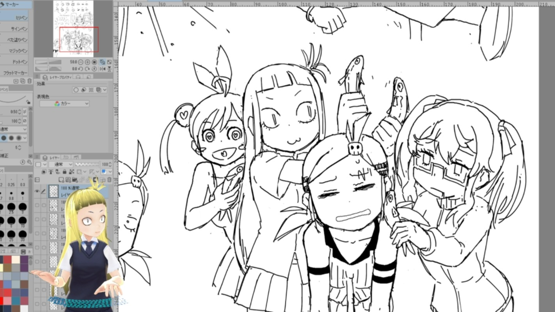 ライブでここまで進みました #今日のライブ進捗 https://t.co/B0qYX10KJv 
