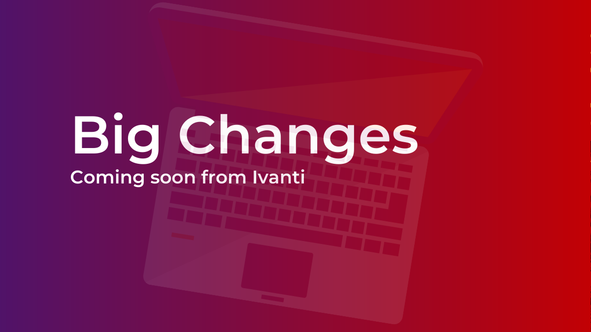 TracyRoche's tweet photo. IT end user experiences will never be the same again. Change is coming from @GoIvanti! https://t.co/7j49m8ezO4