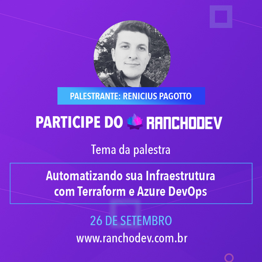 tegrame's tweet photo. Você já ouviu falar sobre Infraestrutura como Código?

Renicius Pagotto Fostaini vai falar sobre isso no dia 26 de Setembro no RanchoDev.

Saiba mais em: https://t.co/hY810F27Yi

#desenvolvedor  #palestras #palestra #futuro 

#developers #developer #ranchodev

#UX #usabilidad https://t.co/GyLYy1VXVv
