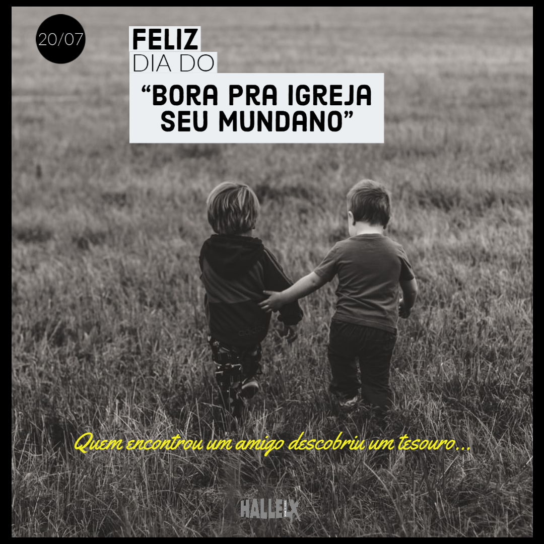 hallelparacatu's tweet photo. Já fez alguma amizade no Hallel? Marca aí e aproveita para desejar Feliz dia do amigo.

NÃO BASTA ENTERRAR, É PRECISO SEPULTAR

Leia mais em: https://t.co/lzcdCn5pZ2 https://t.co/7EzlhajbBa