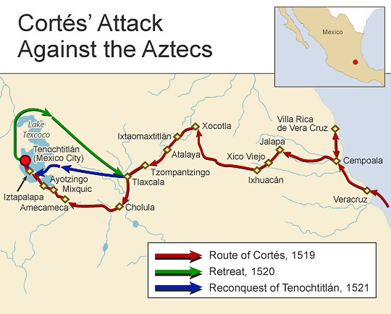 Hernan Cortes Route Hernán Cortés | Sutori