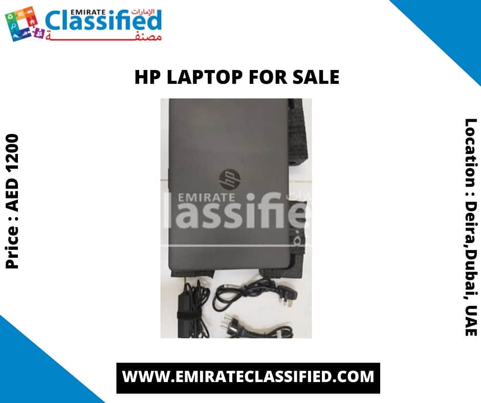 EmirateCLFD's tweet photo. 𝗛𝗣 𝗟𝗮𝗽𝘁𝗼𝗽 𝗙𝗼𝗿 𝗦𝗔𝗟𝗘

𝗗𝗲𝘀𝗰𝗿𝗶𝗽𝘁𝗶𝗼𝗻
Price: AED1,200.00
Type: Sale
Location: Deira

Visit:
https://t.co/5Guaw9ksWp.

#EmirateClassified #Emirate #Classified #Emirates #Classifieds #Laptop #laptopforsale #UAE #hp #hplaptop #usedlaptop #cheapprice #laptopinuae https://t.co/MFStVnDt9E