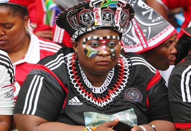 ThabaKoena's tweet photo. Speedy recovery to number1 supporter of @orlandopirates mamaJoy #CoronaMustFall. https://t.co/FaJTx9rpwZ