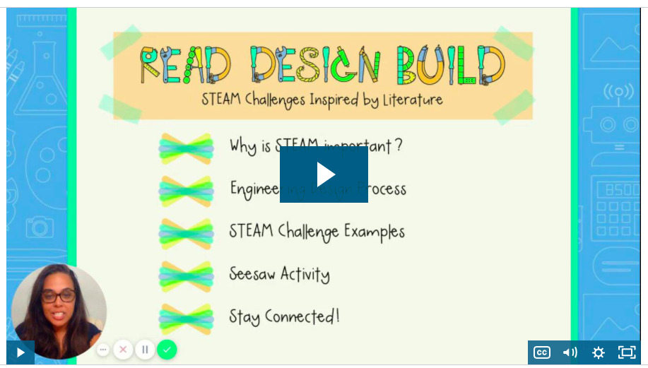 sfryer's tweet photo. Great STEAM presentation at @Seesaw Connect by @caitlin_arakawa !  I love how she uses literature to inspire students to create and discover! https://t.co/v3MI2iZQOl