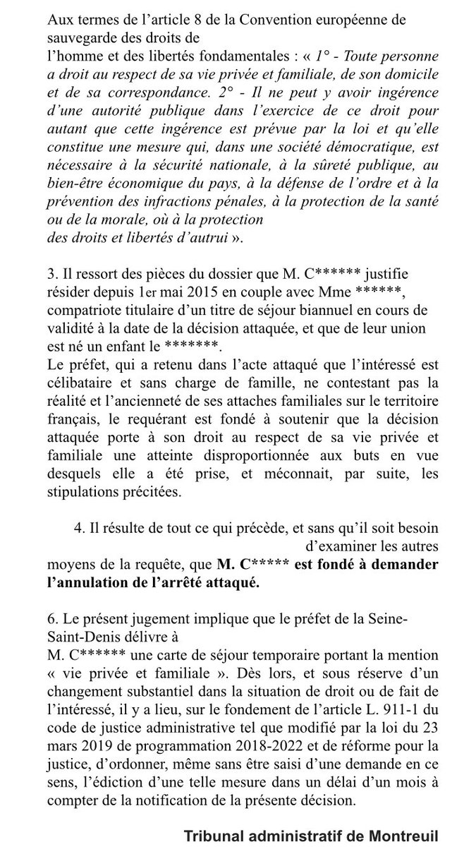 mahorchiche's tweet photo. Le parcours de régularisation est jalonné de nombreuses étapes ; heureux pour mon client de voir son intégration enfin consacrée #Justice #Emploi #ViePrivée #VieFamiliale #CESDH #DroitDesEtrangers #Sejour #DroitEuropéen #Avocat #DroitAdministratif #Tribunal https://t.co/kmx0kHYwU9