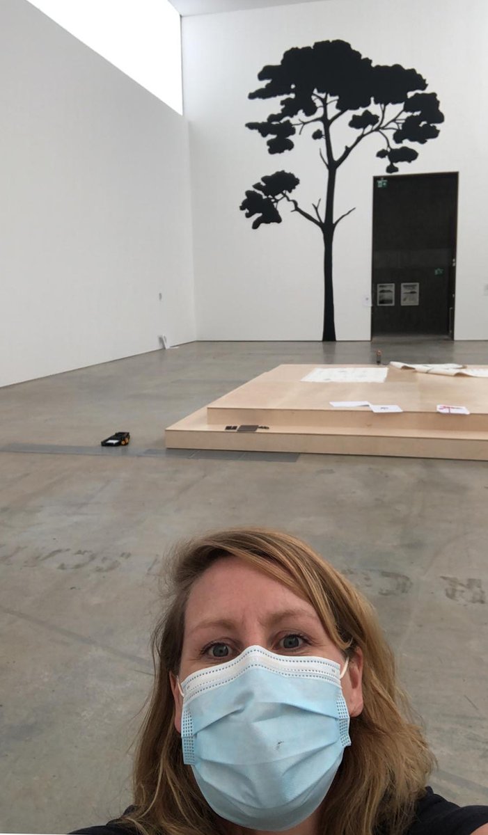 katieholten's tweet photo. Thanks to the team @VisualCarlow and especially to @glassboxproject for the pre dawn pics. Exciting to see it all suddenly take shape after all these months of quiet quarantine writing, drawing and plotting.
#IrishTreeAlphabet 🌱 https://t.co/tAvY7uKsn4