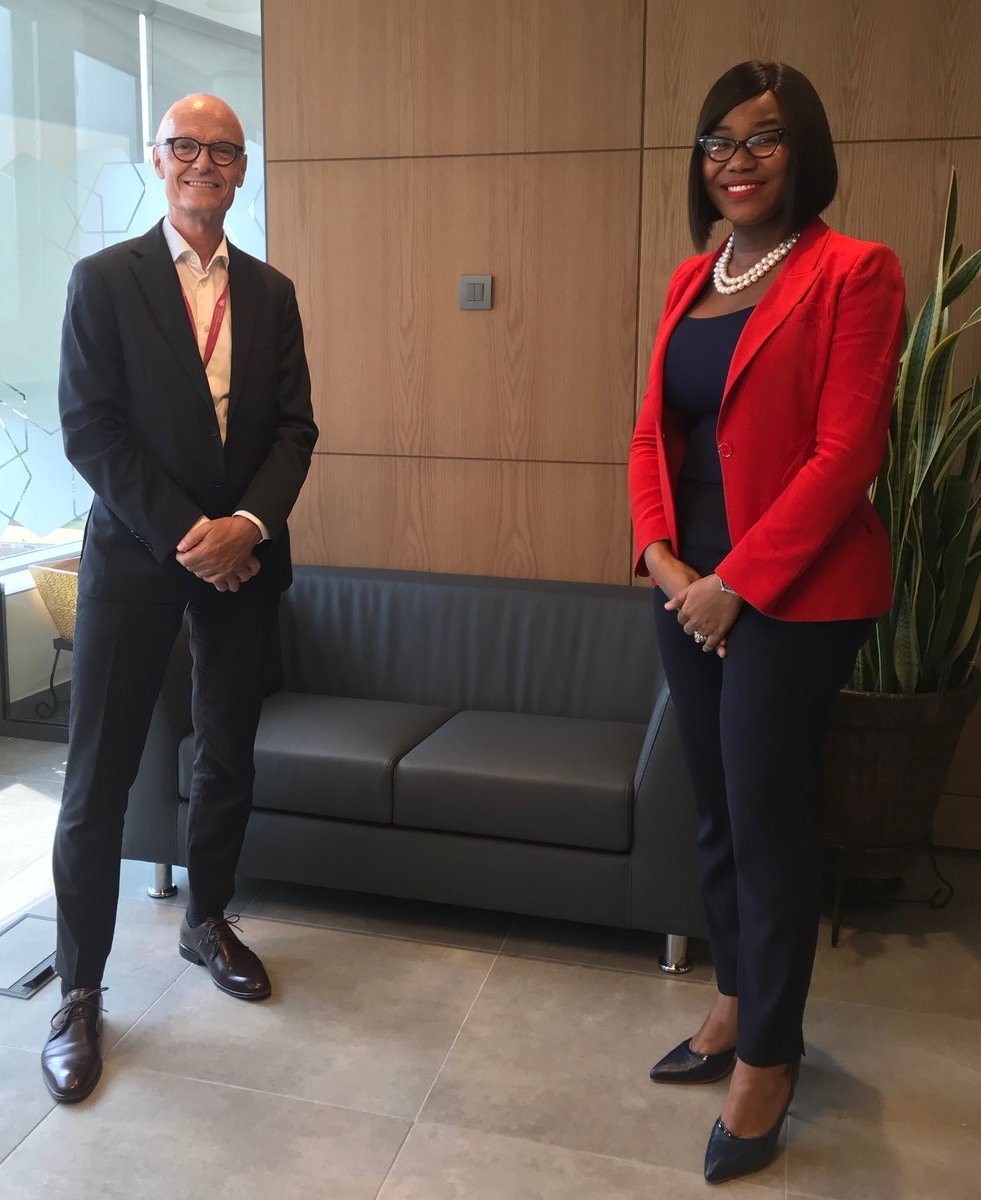 Great meeting with Aker Energy's Country Dir. Ms. Kadijah Amoah. Discussing present and post-Covid19 petroleum situation for Ghana and Aker Energy #AkerEnergy <a href="/energy_min/">Ministry of Energy Ghana</a> <a href="/PetroleumGhana/">Petroleum Commission, Ghana</a> <a href="/GHEmbassyOslo/">Embassy of Ghana, Oslo</a>