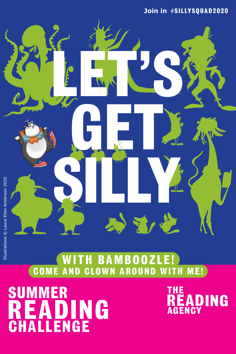 readingagency's tweet photo. This week’s #SillySquad2020 theme is illustrations, graphic novels &amp; comics - Bamboozle the Panda’s favourite things to read! Head to the #SummerReadingChallenge Facebook page all week for drawalongs, readings, tips on making your own comics and more! https://t.co/2POPMQKDe0 https://t.co/xaF1poRlYZ