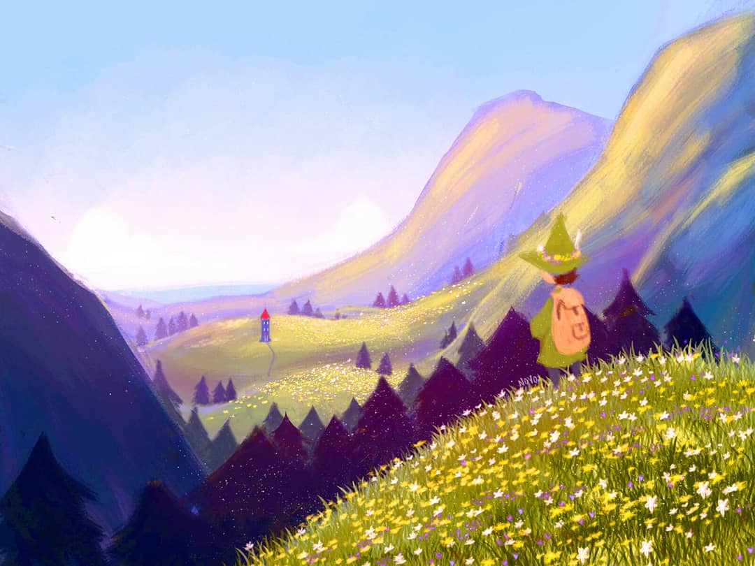_noyo__'s tweet photo. "You must go on a long journey before you can really find out how wonderful home is" -Tove
#moomin #moominvalley #moominfanart #originalart #snufkin https://t.co/Bi0xpQalOu