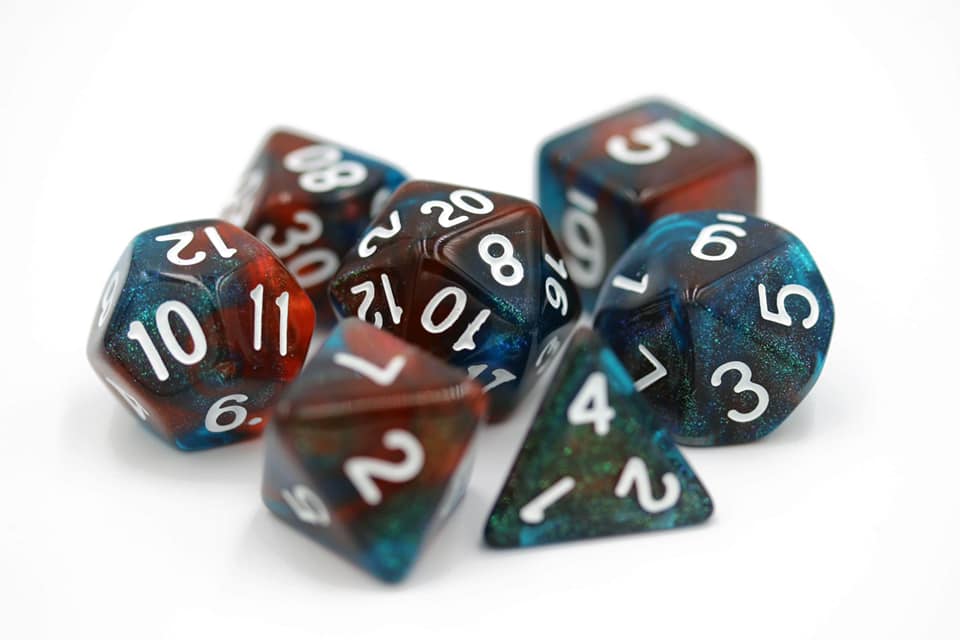 phoenixdice's tweet photo. Duende reside in the walls of your home and come out to cause mischief! Tame yours today at https://t.co/eV5hWqBIQx! #phoenixdice #dicedicebaby #dnd #nerdgasm #duende #green #dice #polyset #ttrpgdice #gogreen https://t.co/k6qHgLIN8M