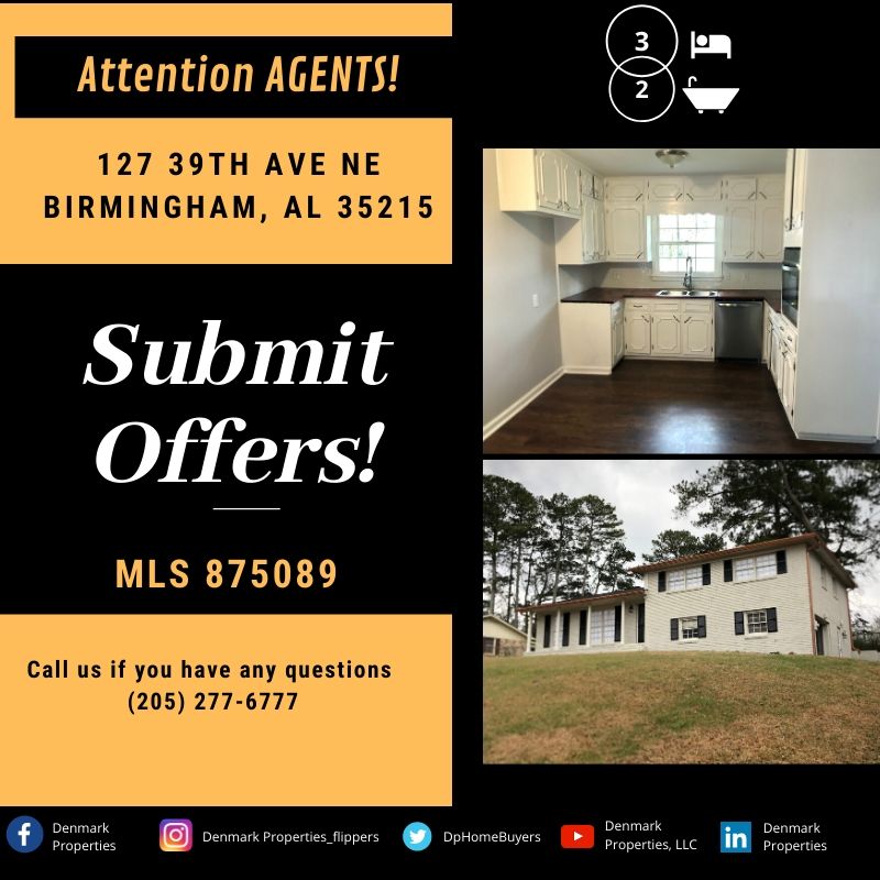 Dphomebuyers's tweet photo. Put this home on your radar, agents and call us to schedule your viewing! We can guarantee that you and your clients will not regret it!
#dphomebuyers #denmarkproperties #antonioandashleydenmark #webuyhouses #birminghamal #birminghamalabama #instabham #agents #realestateagents https://t.co/JrNTV5cwmQ