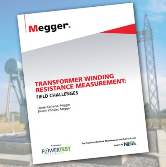 MeggerUSA's tweet image. Our article “#Transformer Winding Resistance Measurement: Field Challenges” was presented at @netaworld #PowerTest.

Visit ow.ly/PbS750ABpxp for the executive summary. 

Visit ow.ly/Skj150ABpxq to download the article. 

#NETAPowerTest #PowerTest2020  #Megger
