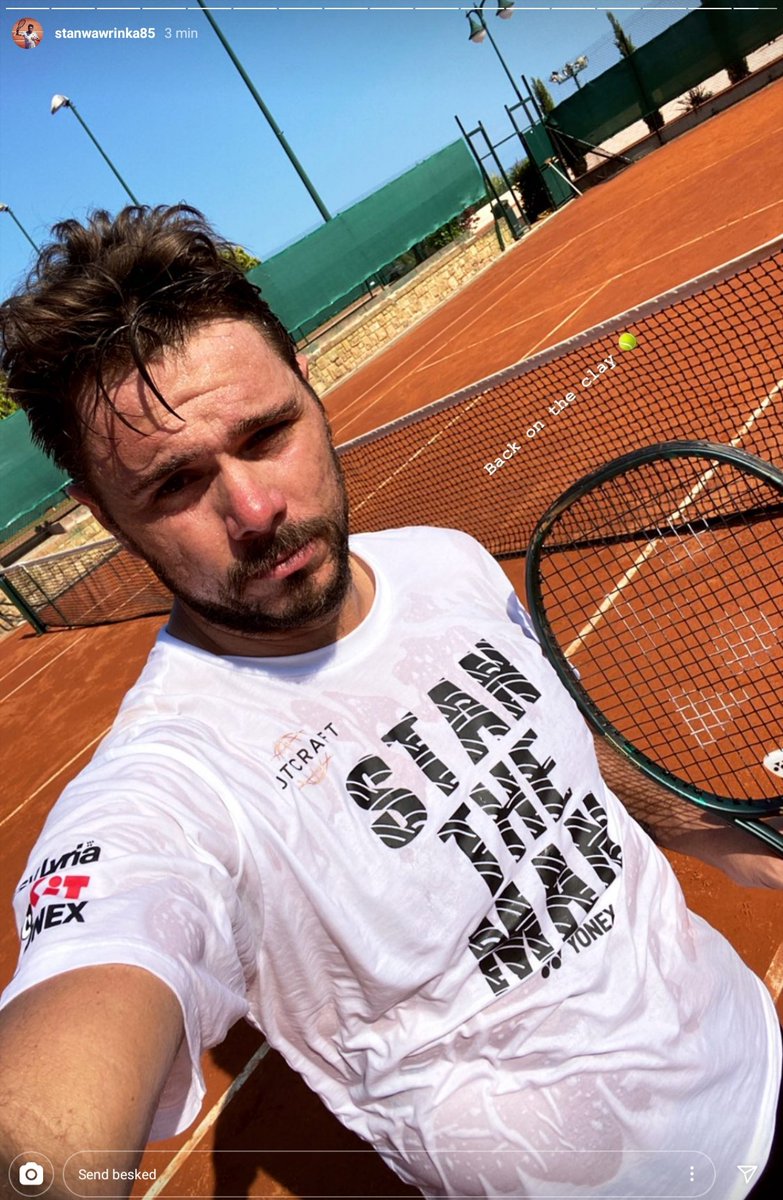 chda7777's tweet photo. So now he is/they are in #MonteCarlo #Monaco 🇮🇩🎾☕ #MorningCoffee #CoffeeTime #Hardworking #TrustTheProcess #Always #SweatyStan #StayFitStan #MonteCarloCountryClub #StanTheMan #Wawrinka (his instastories) https://t.co/iLbAikY6GO