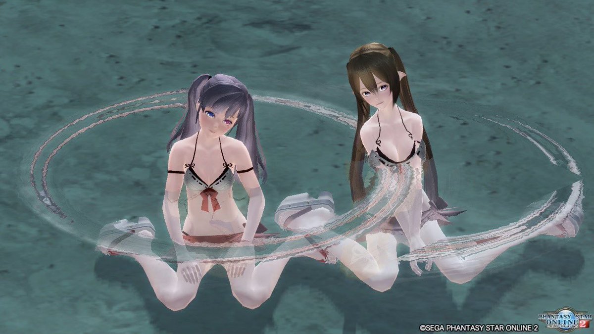 kanonnnpso2's tweet photo. ひっさしぶりに夏ということで水着でss撮りました！
のんちゃん（@non_pso2kusogee ）ありがとー！また遊ぼうね
姉妹というか従姉妹というか百合SS楽しかった
♡orRTで無言お迎えに行きます！

#PSO2_SS 
#メンテの日なのでSS貼る 
 #フォロワーのアークスがrtしてくれてまだ見ぬアークスと繋がりたい https://t.co/25ngVSORAX