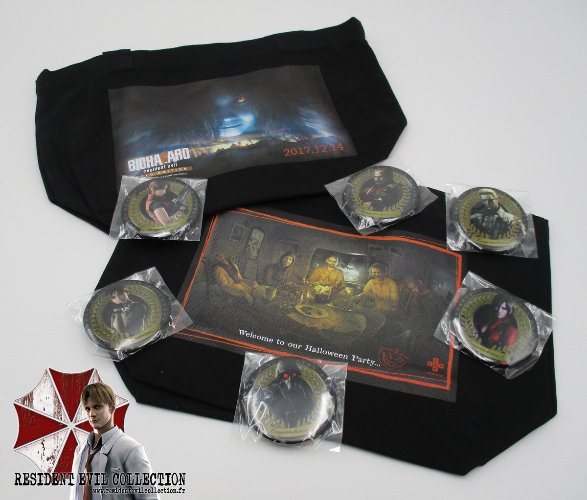 REcollectionFR's tweet photo. Lots lors de la campagne Halloween 2017 du Capcom Bar à Tokyo.
#biohazard #capcom #residentevil #residentevilcollection #バイオハザード #collection #capbar #capcombar #biohazard7 #baker #badge #REBHFun https://t.co/CKmtzD4wwH