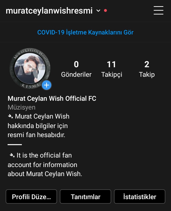 Instagram'dan bizi takip edebilirsiniz, duyurular ve paylaşımlar için ortak platform olarak Twitter dısında Instagram'ı da kullanacağız! ✨
Instagram; muratceylanwishresmi

<a href="/MuratCeylanWish/">MuratCeylanWish🍀</a>