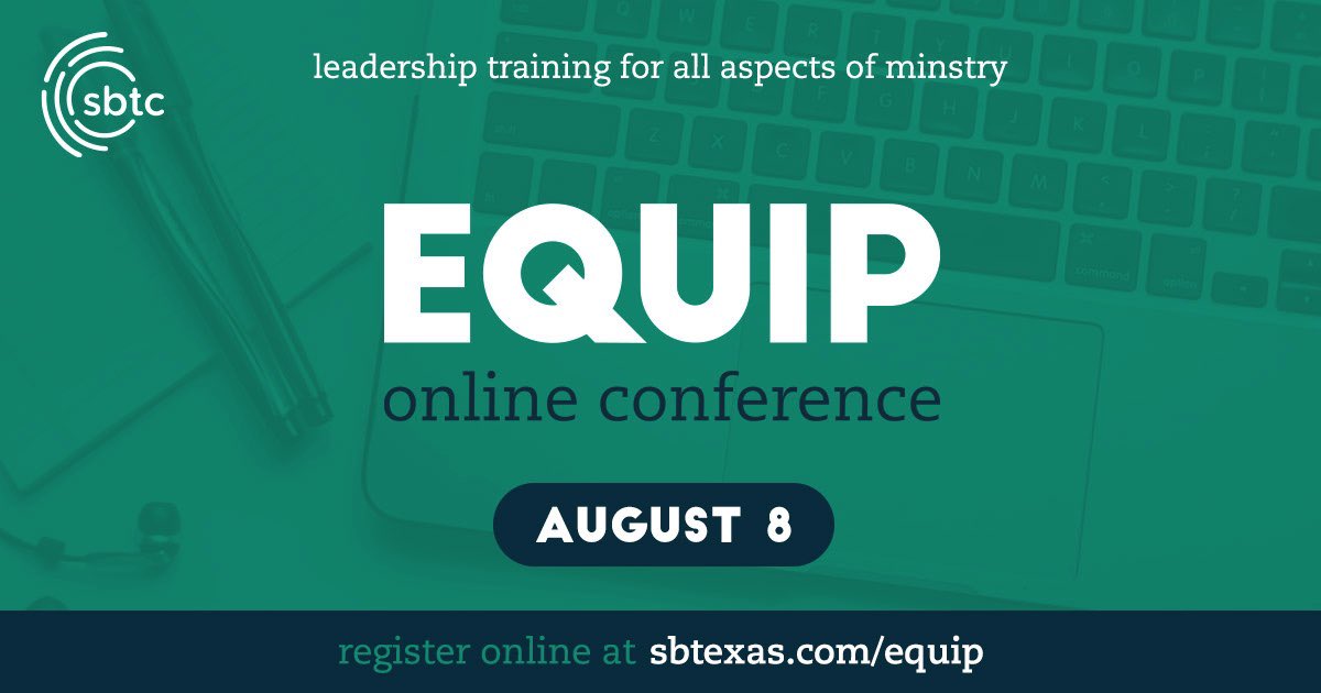 Register now for equip! We have an awesome lineup of Student Ministry sessions! 
⭐️Richard Ross
⭐️Johnny Derouen
⭐️Shane Pruitt
⭐️Matt Geddie
⭐️Nathaniel Kuhns
⭐️Mitch Tidwell

August 8th don’t miss it! Register now 
sbtexas.com/equip