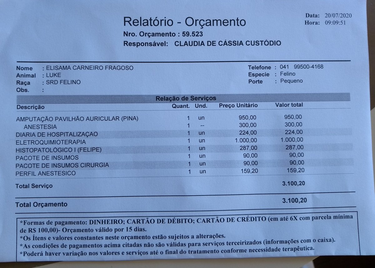 _plutodaughter's tweet image. AJUDE A SALVAR O LUKE

O Luke foi diagnosticado com câncer de pele e infelizmente eu não consigo pagar o tratamento 😭
Antes de vir aqui eu tentei aumento do limite do cartão de crédito, tentei empréstimo com o banco, mas n conseguiram me ajudar, esse é um pedido honesto de ajuda