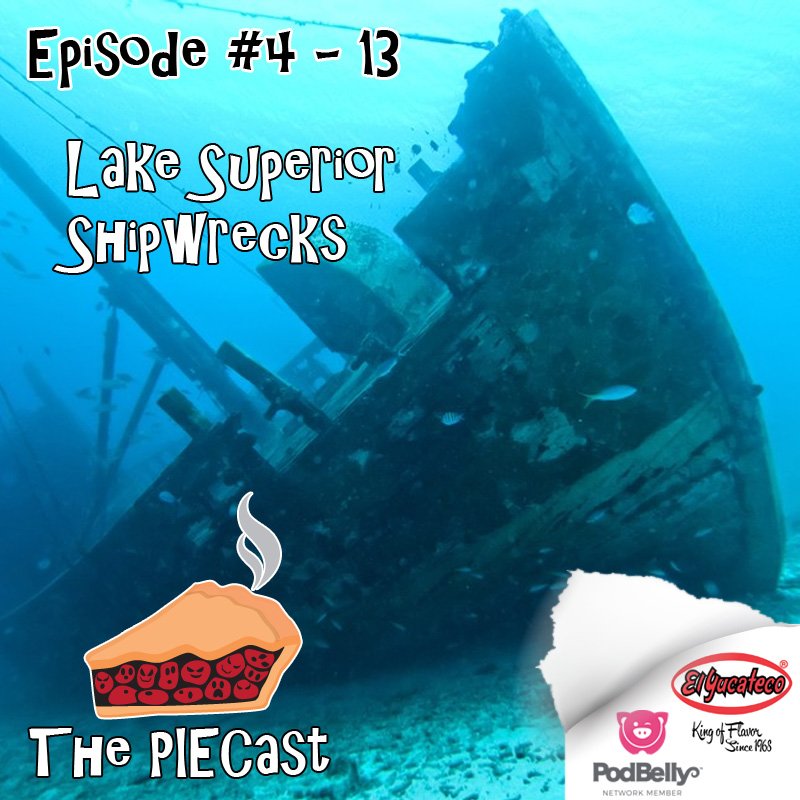 cherrycyannide's tweet photo. Do ghost ships haunt Lake Superior? Check out this new episode of The PIECast to find out! https://t.co/41uaf1ZrpU #thepiecast #podcast #podbelly #elyucateco #lakesuperior #shipwreck #ghostship #ghost #haunting https://t.co/jqriHD0wDE