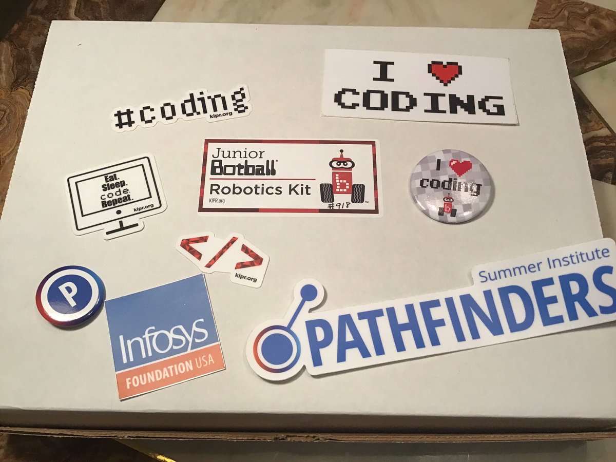 3rdGrayEagles's tweet photo. Back at it again! Can’t wait to learn even more about Junior Botball!

@InfyFoundation @JuniorBotball @BotballRobotics 
#InfyPathfinders #JuniorBotballChallenge #ACSInnovation #CSforIN #CSforAll #botball #KIPR https://t.co/1juNdSMc2r