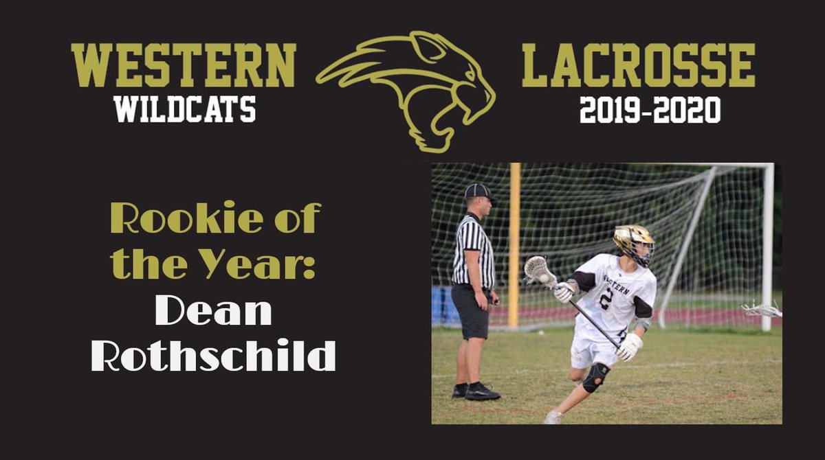 Today we recognize our 2019/2020 Rookie of the Year - Dean Rothschild <a href="/WHSWildcats_Ath/">Western Wildcats Athletics</a>