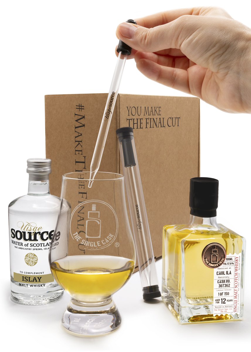 Have you heard of The Final Cut? 

<a href="/the_single_cask/">The Single Cask</a> and <a href="/UisgeSource/">Uisge Source</a> have teamed up to create a pack that provides you with everything you need to cut your own whisky, including a Glencairn Glass! 🥃

Packs are available here: ow.ly/WSkf50AD2i5
#MakeTheFinalCut