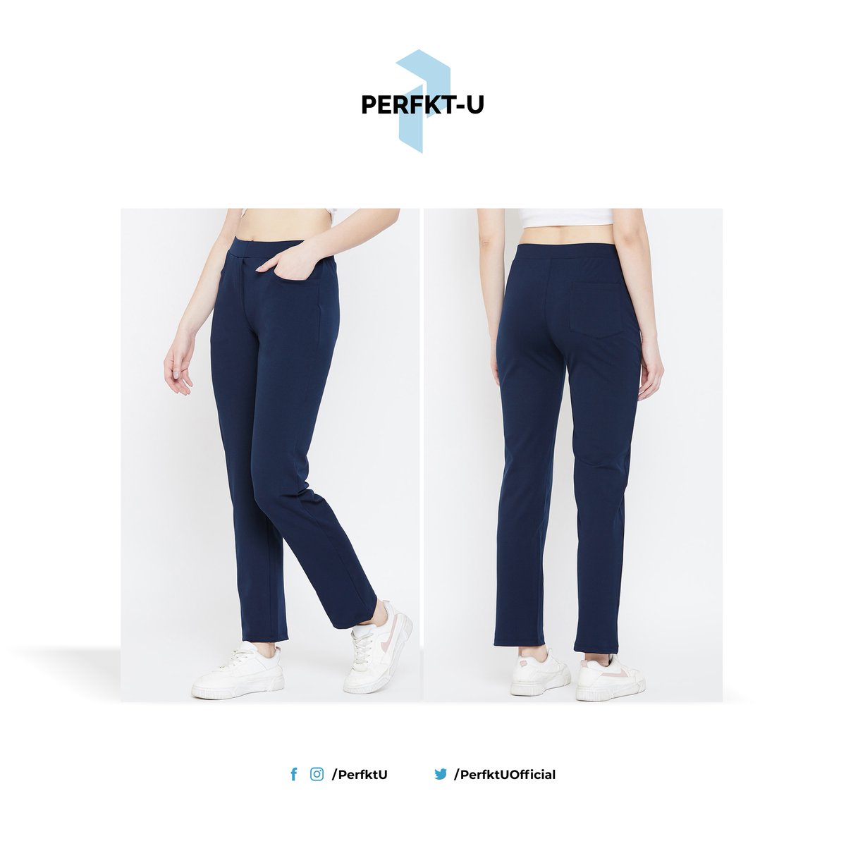 PerfktUofficial's tweet photo. Navy Blue solid straight-fit #TrackPants with e-dry technology, has as an elasticated waistband and three pockets. 
#ShopNow at https://t.co/HxmBHWgSRR 
#AthleisureWear to #AccentuatePerformance

#Summer20 #Collection #Clothing #Feminine #LoveYourself #Activewear #Fashion #Sale https://t.co/MUik1dX0H3