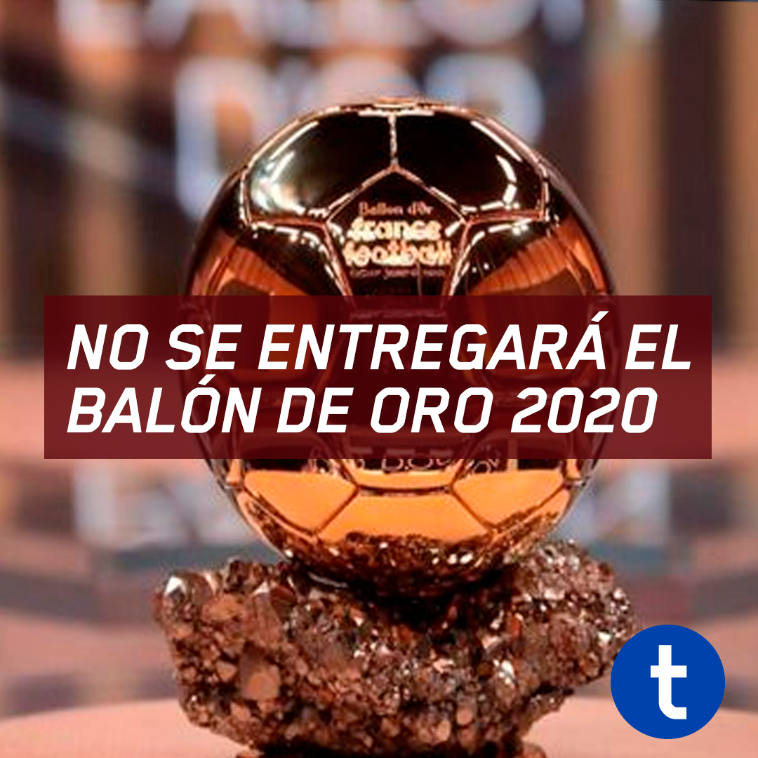 telenoche's tweet photo. ⚽El semanario decidió no otorgar el galardón que premia al mejor futbolista del mundo debido a la pandemia del coronavirus. Creen que no hubo condiciones para competir en "igualdad".⚽

#Telenoche #BaloDeOro #FIFA https://t.co/uXOwKbufKA