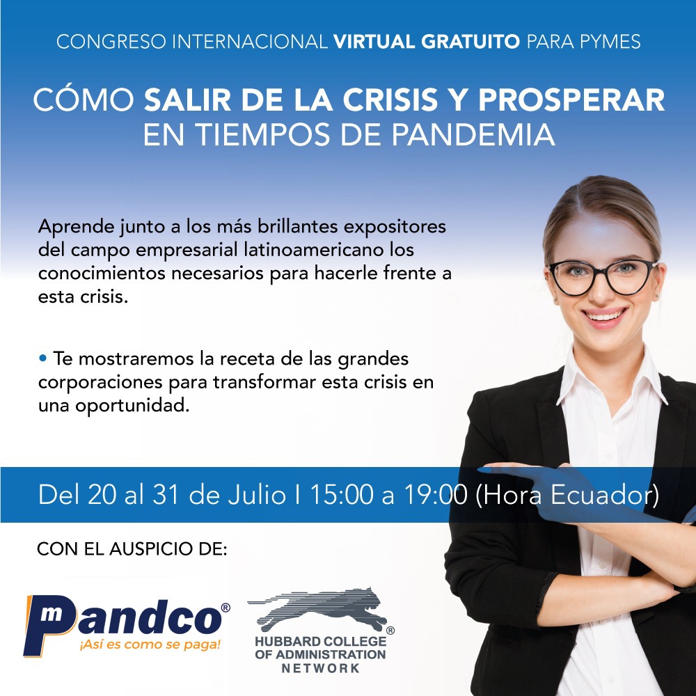 mpandcoapp's tweet photo. CONGRESO INTERNACIONAL VIRTUAL dirigido a Ejecutivos y Empresarios  PyMEs.

Desde este Lunes 20 de Julio hasta el Viernes 31 de Julio, de 4:00pm a 8:00pm.(Hora de Venezuela) podrás disfrutar sin costó alguno de este gran evento.

https://t.co/lJqhXzGnp4 https://t.co/1e8XmV2Yjz