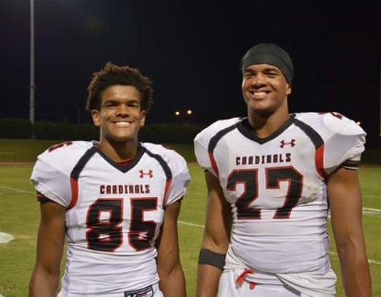 dctf's tweet photo. Fort Worth Christian’s Jamal Marshall shines on, off field in honor of late parents and also for his grandma, who he says is "the strongest person that I know."

https://t.co/WvYWMwLyb1 ✍️ @colelpatterson | #TXHSFB | @FWC_Cardinals | @FWC_CardinalFB | @_jamalmarshall https://t.co/yTuYWj9s69
