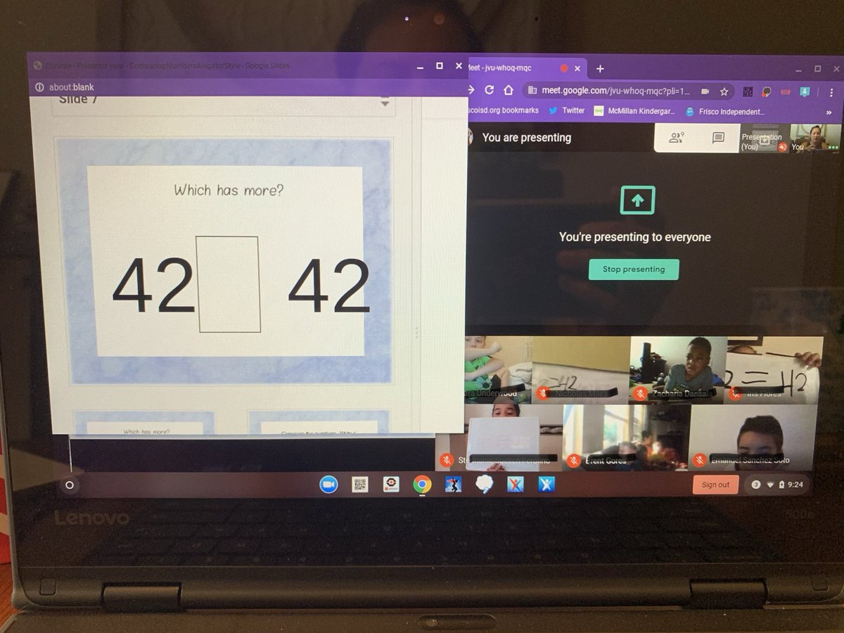 DawnRoth77's tweet photo. Some comparing numbers and a some one on one guided reading lessons today in summer school. We only have 5 days left together 😫 and we are putting in some work and showing GRIT and GROWTH MINDSET! @friscoisd #dedicatedfromadistance https://t.co/cSRCveSOtg