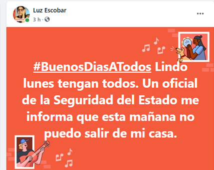 joseraul86's tweet photo. Periodistas y activistas han amanecido hoy sitiados o con el servicio de datos móviles cortado. Hoy Cuba da un paso más en su #ApartheidEconomico inaugurando tiendas de alimentos exclusivas en divisas. ¿Qué quiere esconder el gobierno cubano? #RepresionCuba #SinDatosCuba https://t.co/3Bxkb8gDW4