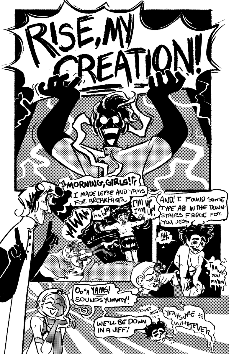 Page from a lil comic I never finished #Comics #WIP 