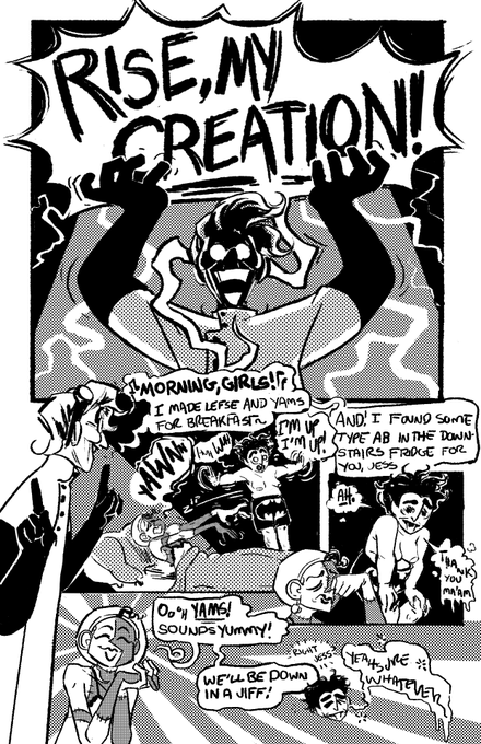 Page from a lil comic I never finished #Comics #WIP 