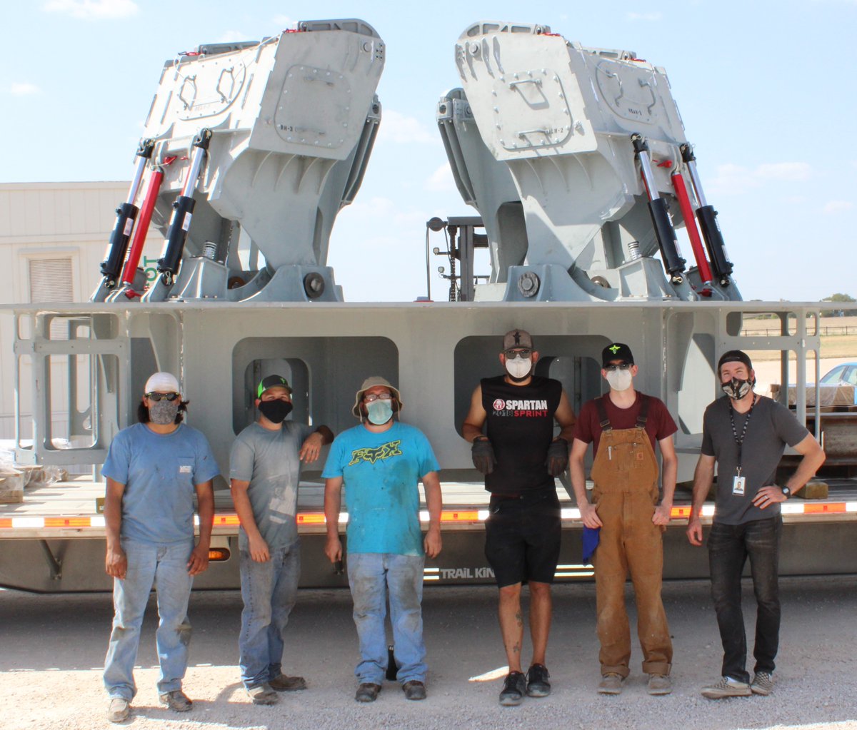 Firefly's Mobile Launch Stand (MLS) has shipped to our Vandenberg launch site. The 4 vertical components of the MLS are the hold-down and release mechanisms for the Alpha rocket. Great work by our design, analysis and fabrication teams! #Firefly #MakingSpaceForEveryone