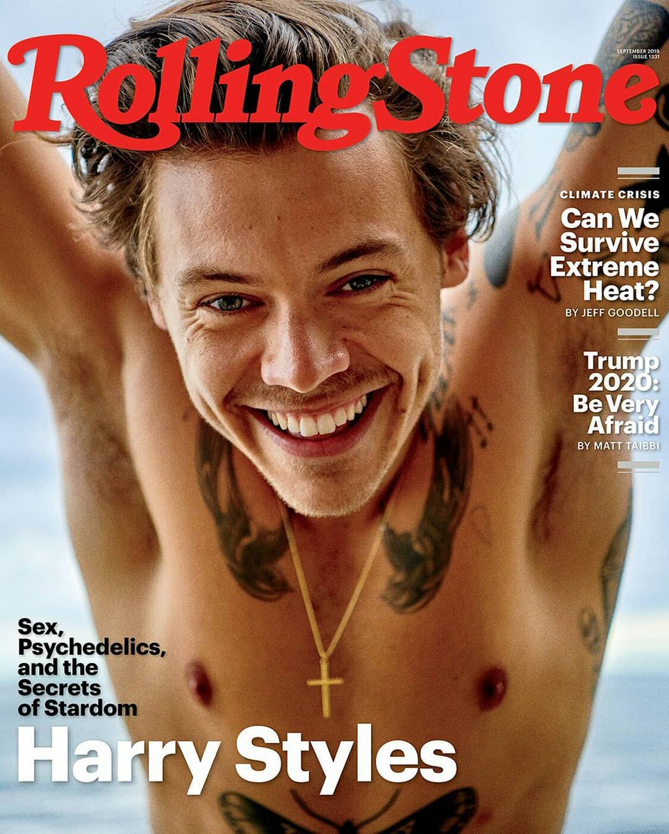 picshs's tweet photo. Harry Styles on some magazine covers. https://t.co/7JaYtpN0rb