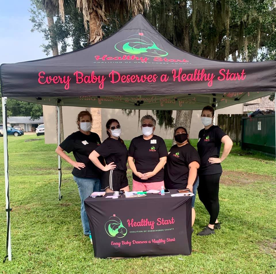 MVPVisuals's tweet photo. We were so happy to work with Okeechobee Healthy Start Coalition  @okeechobeehsc to get them a brand-new custom pop up tent, table covers, and flags for their recent drive-thru event! ❤️ They were able to donate over $25k worth of baby supplies to new moms in their community. https://t.co/PUURJVbB4K