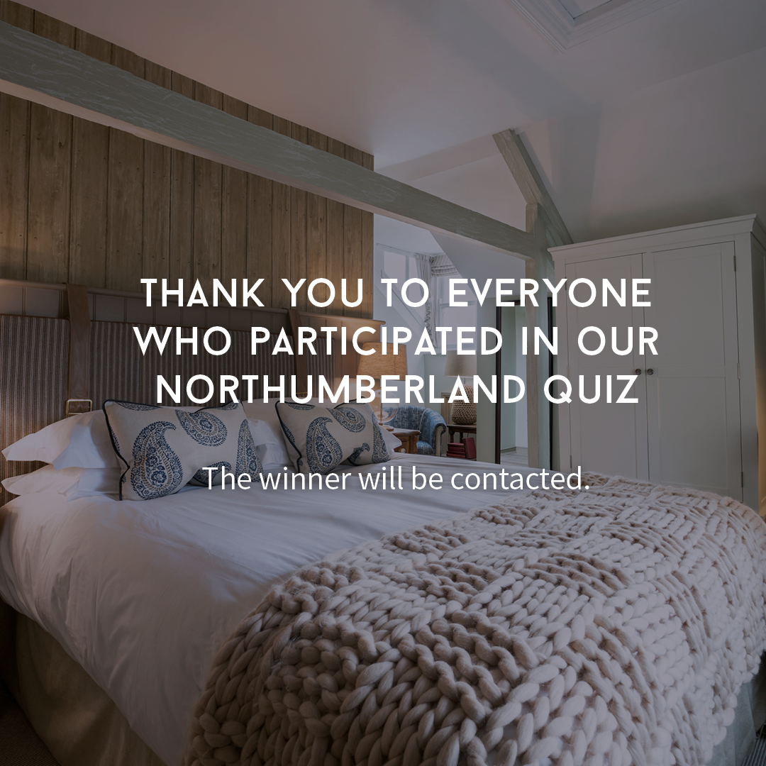 Thank you to everyone who participated in our Northumberland quiz, the winner will be contacted via the email they used at entry. Good luck and keep an eye out. 

#cookiejaralnwick #theresults #northumberland #alnwick #hotel
