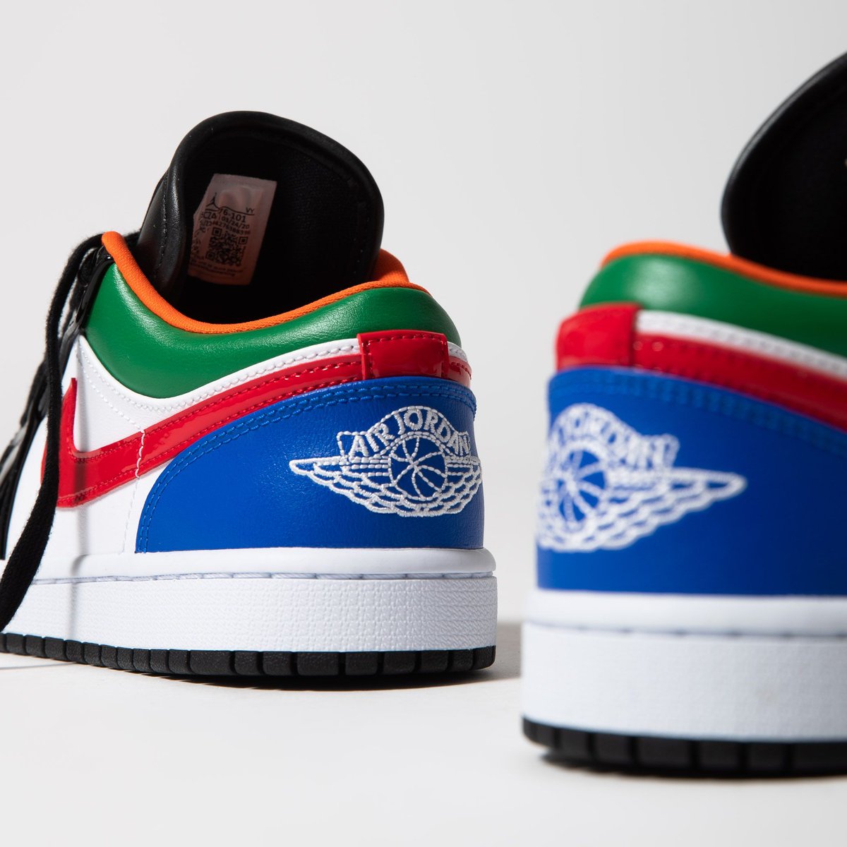 womens jordan 1 low multicolor