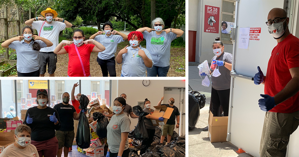 Dot Hands Out Face Masks To Stamford Commuters