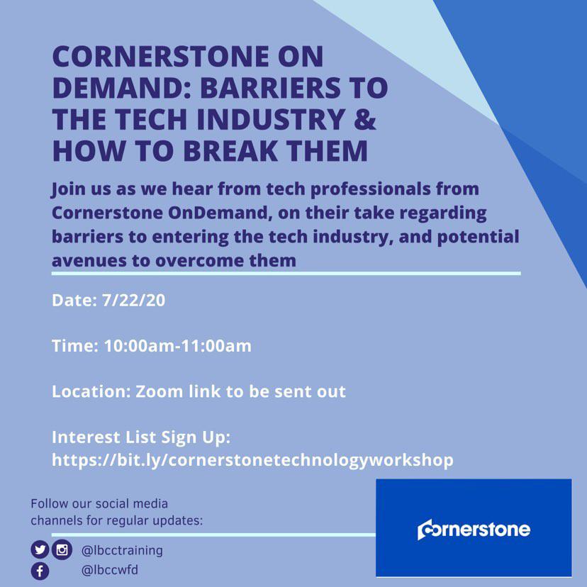 LBCC_COS's tweet photo. Sign up to learn more about overcoming barriers to getting into the tech industry: https://t.co/bTipNUbZYV https://t.co/ntOb4xl5uk