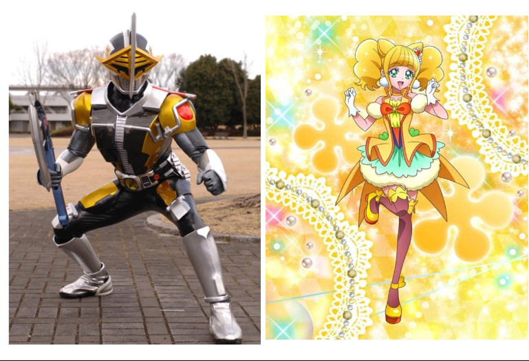 夏山田タツタロス とカンバンムスメ ヒーリングっどプリキュア 仮面ライダー電王 色が完全に一致していたという てことは何かしらのコラボがあった時には