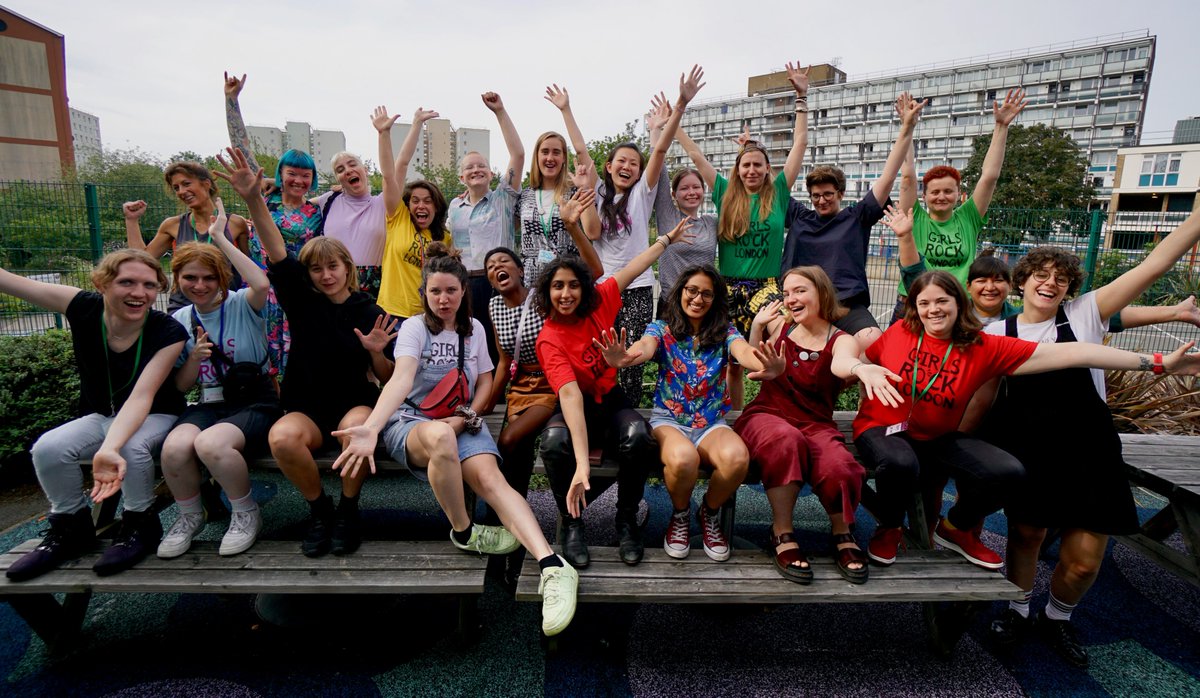 The final project of the  #AmplifyLDN pilot will be  @girlsrocklondon 2021 Summer Camp in  #Hackney. The 6-day intensive music camp will enable local girls & trans youth to learn an instrument, form a band, write a song & perform it at an open-mic night. http://www.girlsrocklondon.com/ 