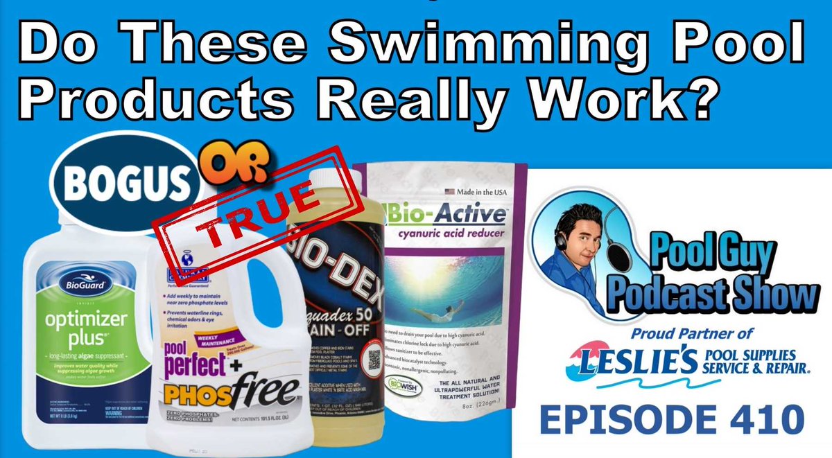 Ever wonder which pool products really work? I go over some that I think are bullet-proof and others that are hit and miss: buzzsprout.com/110832/4584071