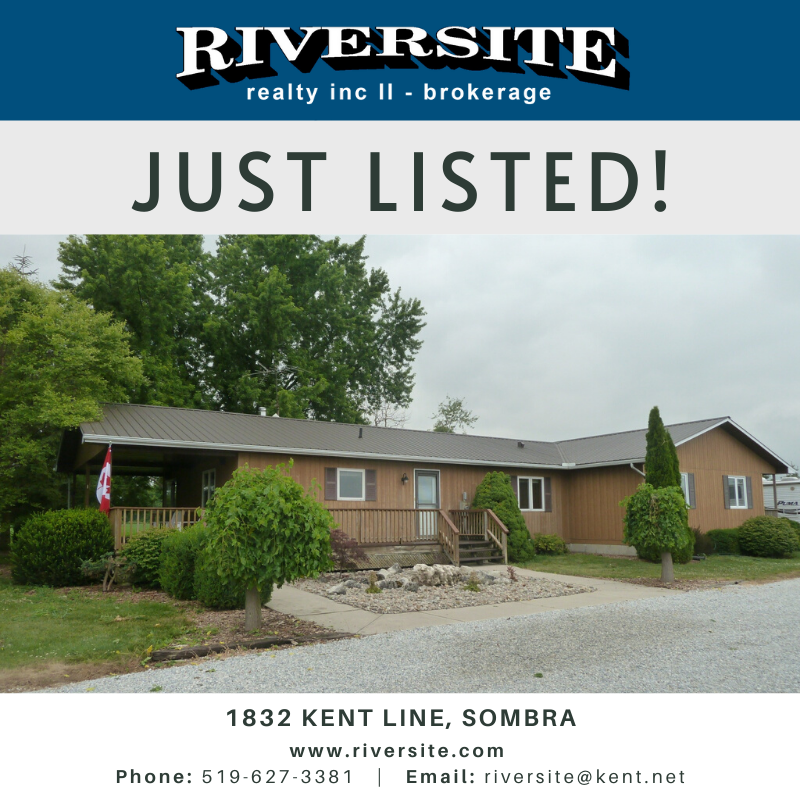 RiversiteRealty's tweet photo. JUST LISTED! 🏠 
1832 Kent Line, Sombra 
#Sombra #CKOnt #RealEstate #Realtors #Wallaceburg #LambtonCounty

📸 For details, 360 walkthrough (virtual tour) and photos: https://t.co/JBX8B49u8J https://t.co/PHsn5kq9XF