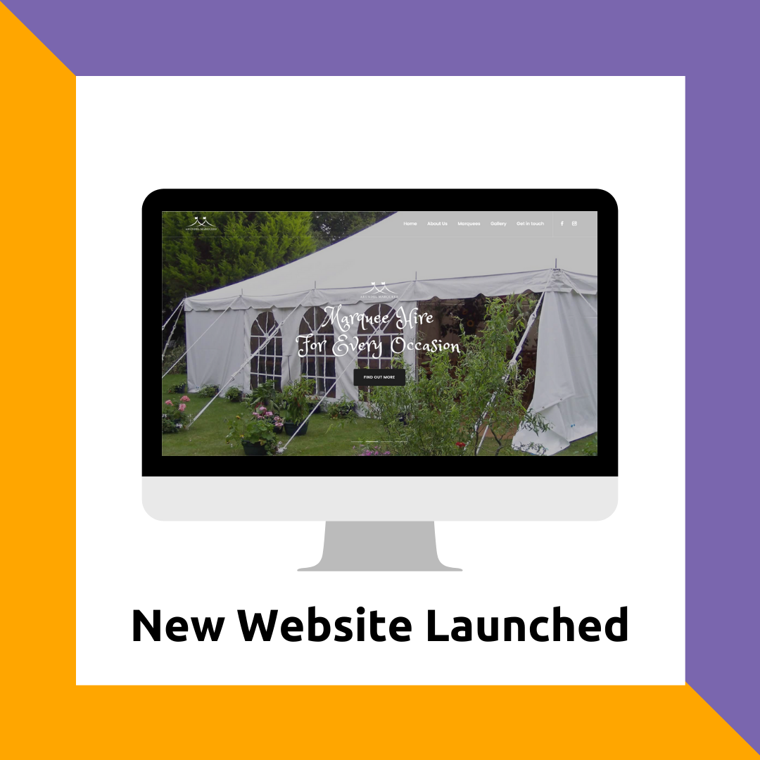 The team love nothing more than ending the day on a high with another website launched 🚀. 

What do you think of our latest website for Arundel Marquees? 👌

#digitalmarketing #marketing #websiteproject #websitedesign