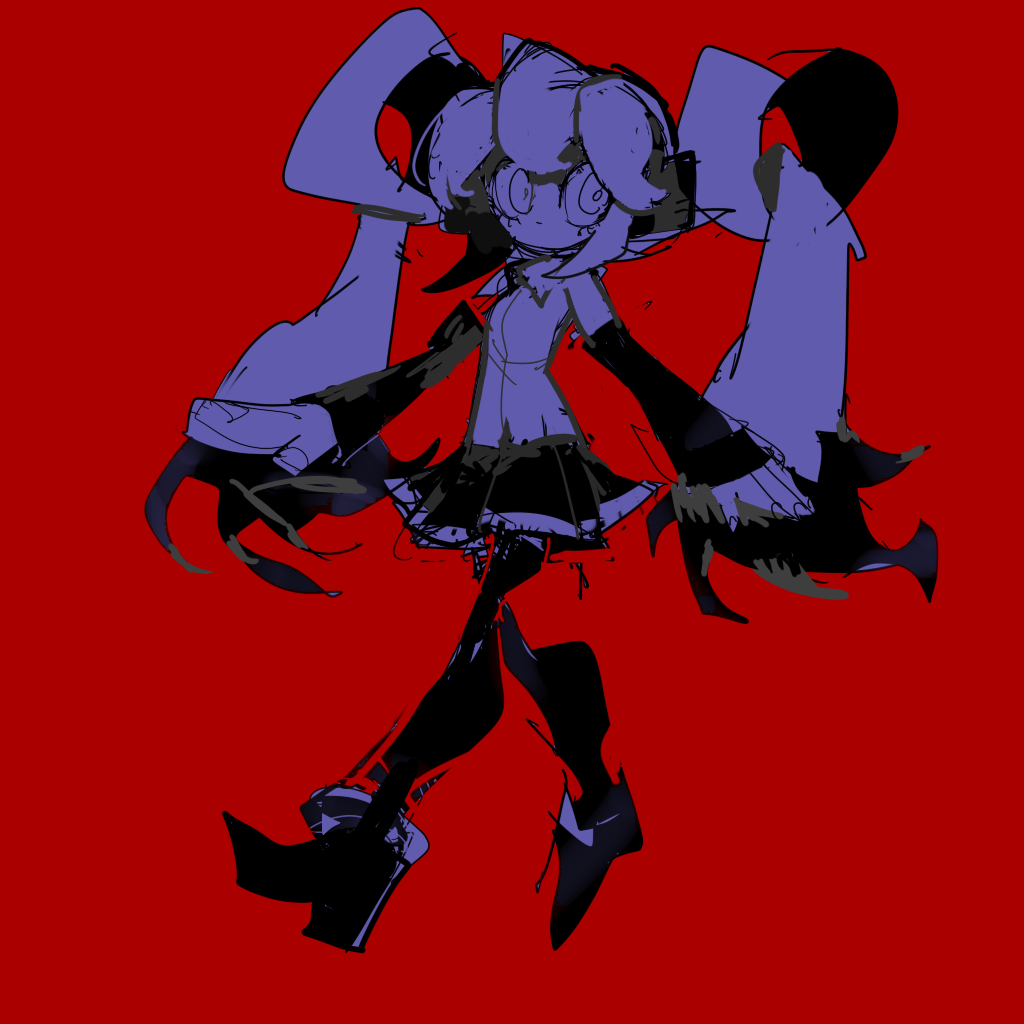 初音ミク 「ミッ 」|ちぐ齒莖ダサわやかのイラスト
