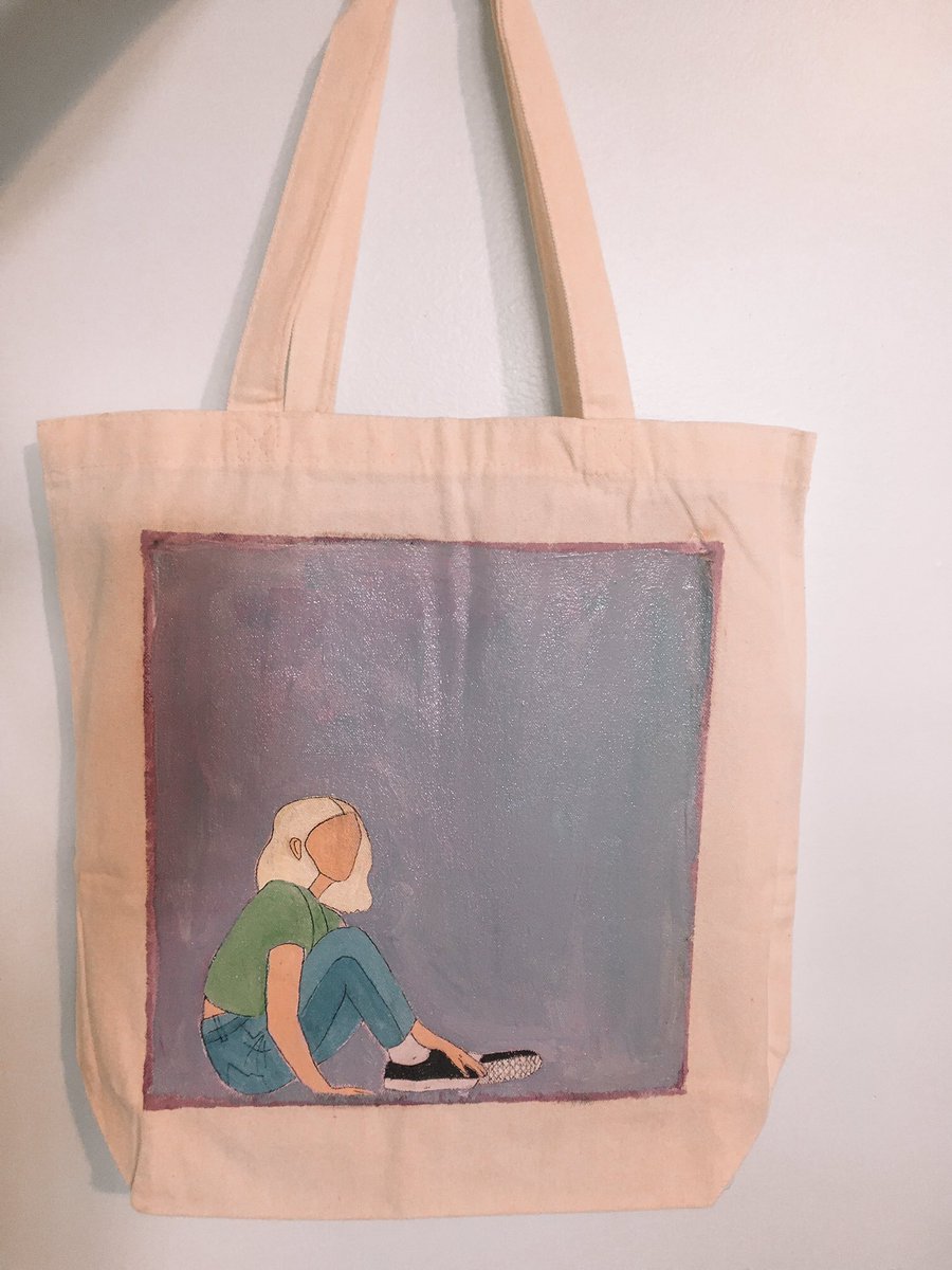 calilovesjulia's tweet photo. ITS FOR SALE! hand painted @juliamichaels canvas tote bag! comes with a free matching scrunchie!
$23 + free shipping! 
i accept paypal and venmo! you can purchase here on twitter, depop, or etsy which will be linked below:)
#juliamichaels #smallbusiness https://t.co/Jafs2cVTnI